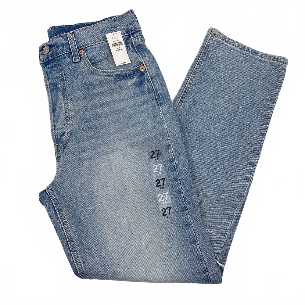 GAP Blue Light Wash Cheeky Straight Jeans | Womens 4